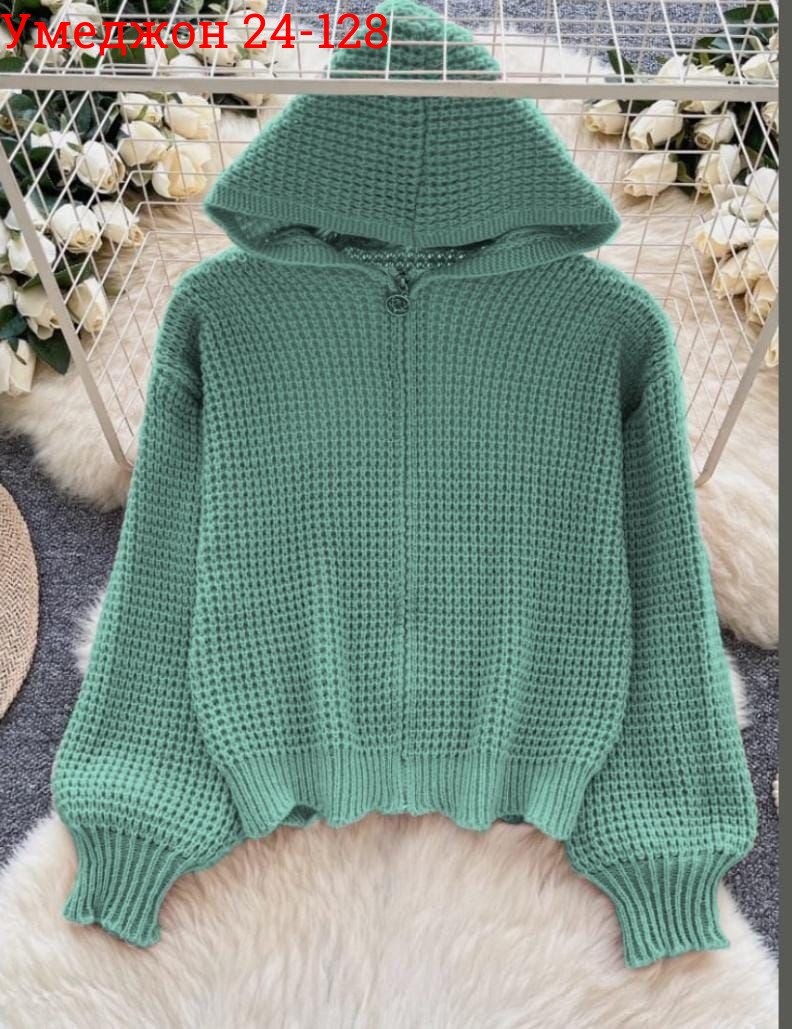 свитера с капюшоном,модные свитера,вязаная кофта,женская кофта,вязаные кардиганы