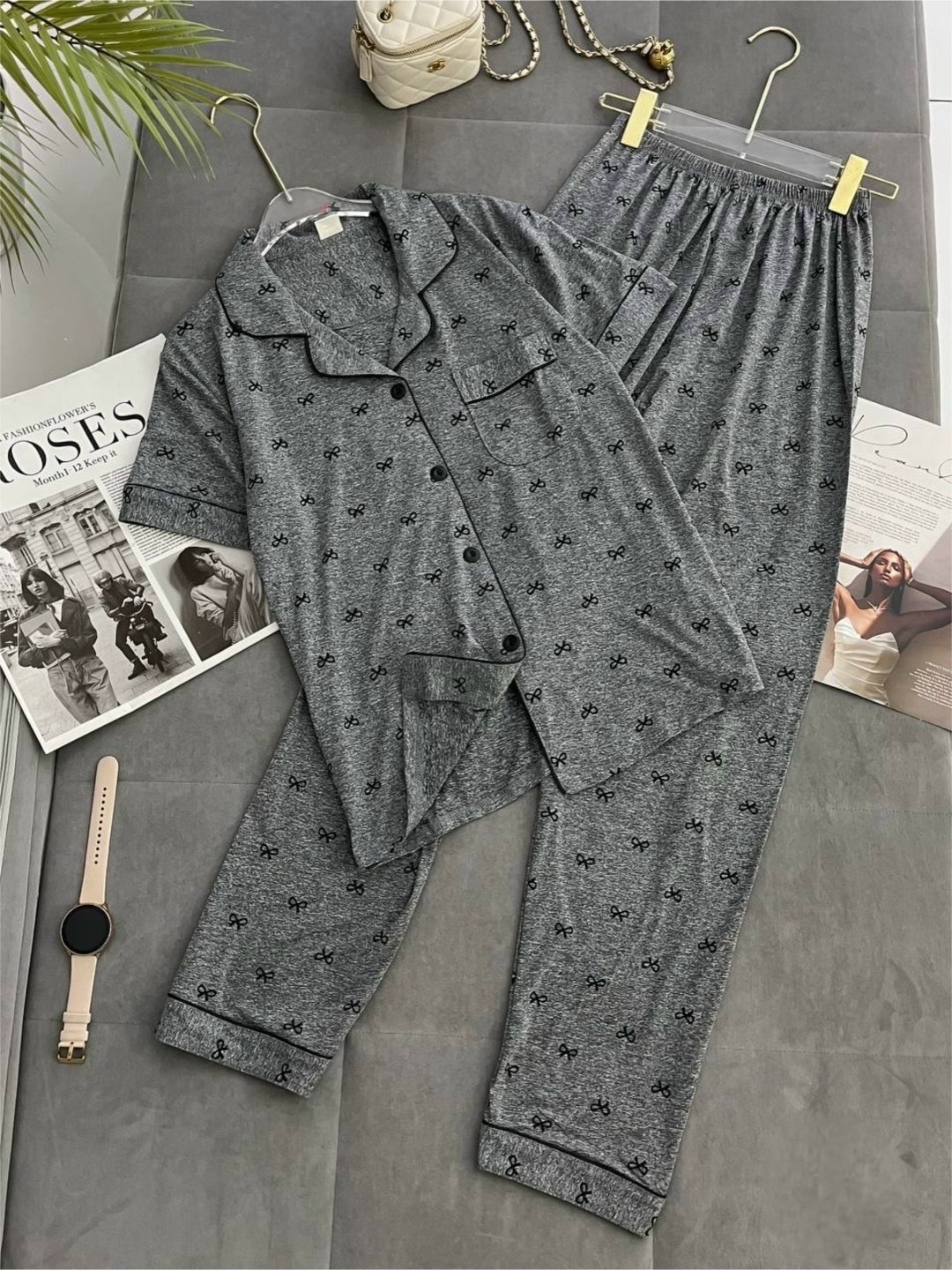 женская пижама,женская пижама со штанами,пижама женская с брюками,женская пижама комплект,пижама женская со штанами и рубашкой