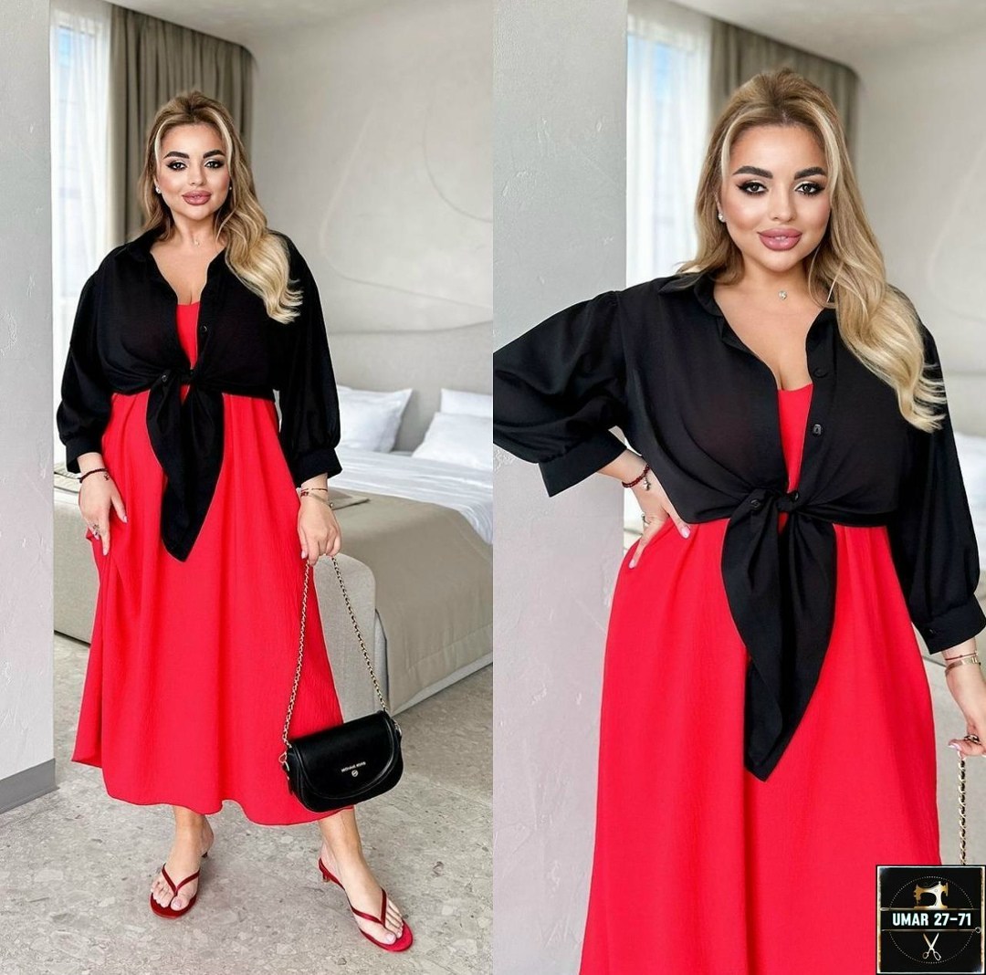 красное шелковое платье на бретелях, ,шелковое платье,платье комплект,комплект одежды женские