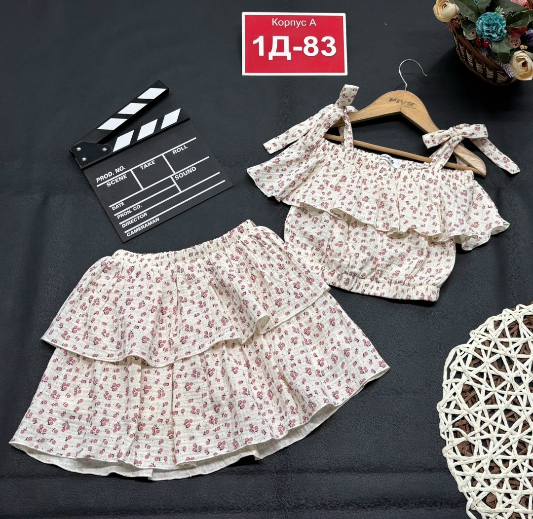 комплект одежды для девочек,костюм с юбкой,костюм для девочек,летний костюм для девочек,костюм детский