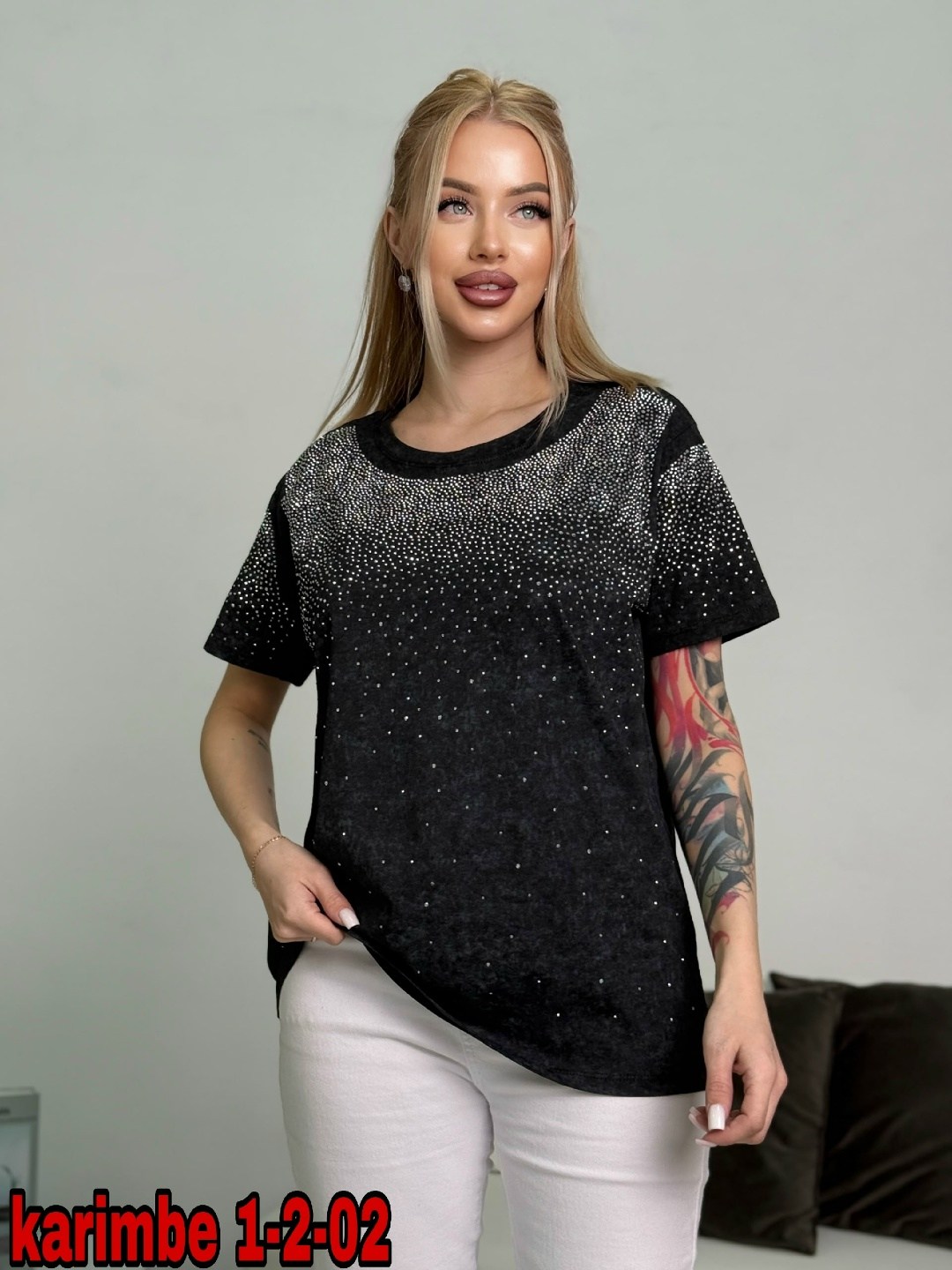 футболка оверсайз со стразам,женская футболка,женская футболка со стразами,футболка варенка со стразами оверсайз bema brend,футболка со стразами