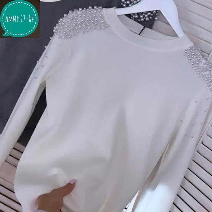 кофта с бусинками,джемпер бусинами,кофта женская,джемпер бусы,кофта с бусинами