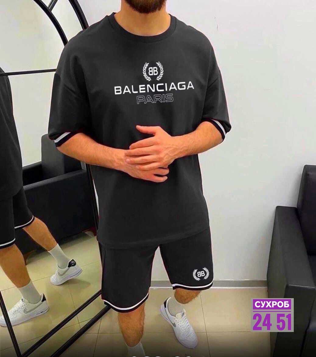 костюм спортивный мужской,спортивный костюм balenciaga мужской,костюм спортивный,спортивный костюм баленсиага мужской,летний спортивный костюм мужской