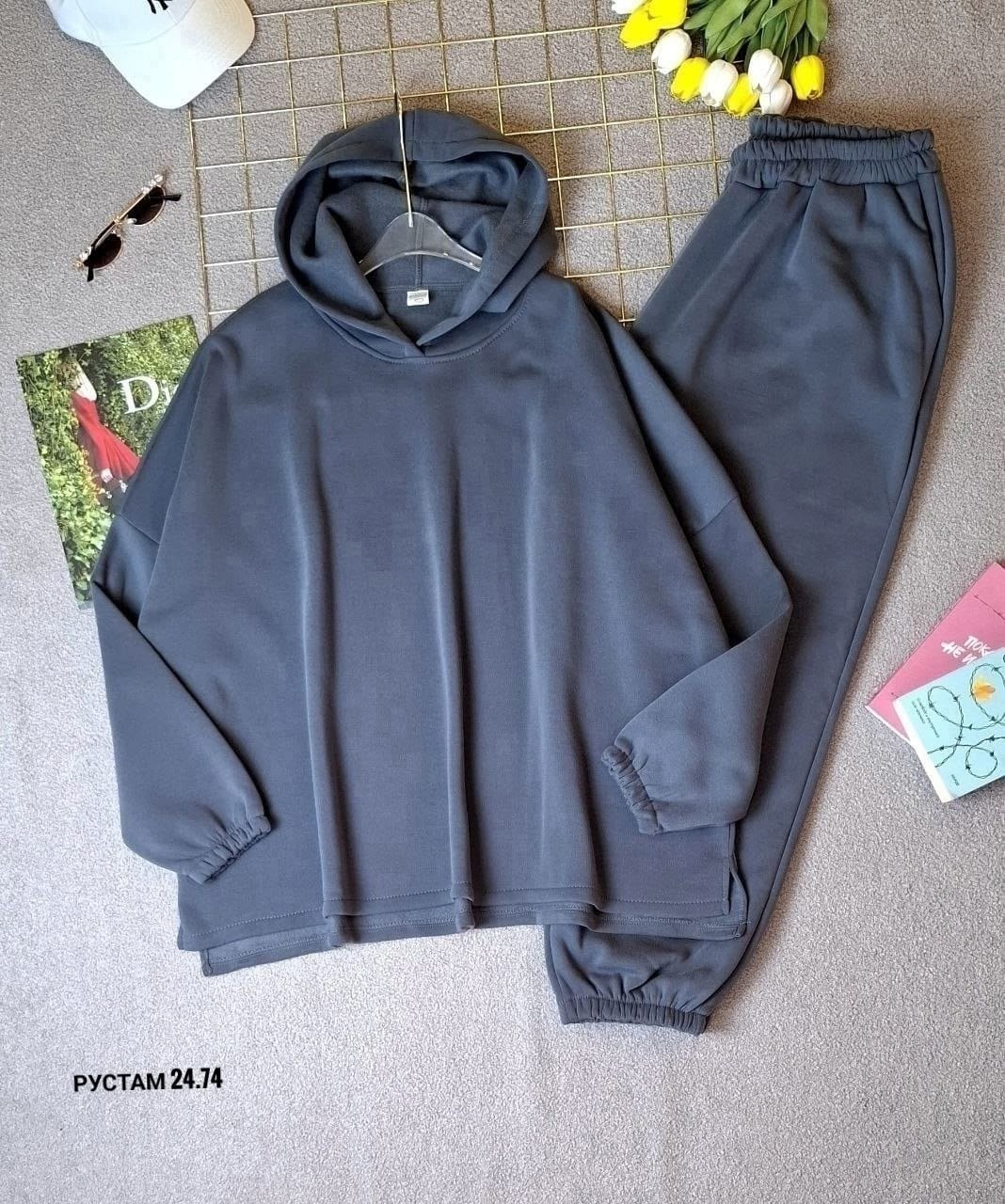 спортивные костюмы на флисе,флисовый костюм женский,костюм с начесом стиль oversize - xx - 399 - изумрудный,костюм женский,костюм с начесом стиль oversize - xxi - изумрудный