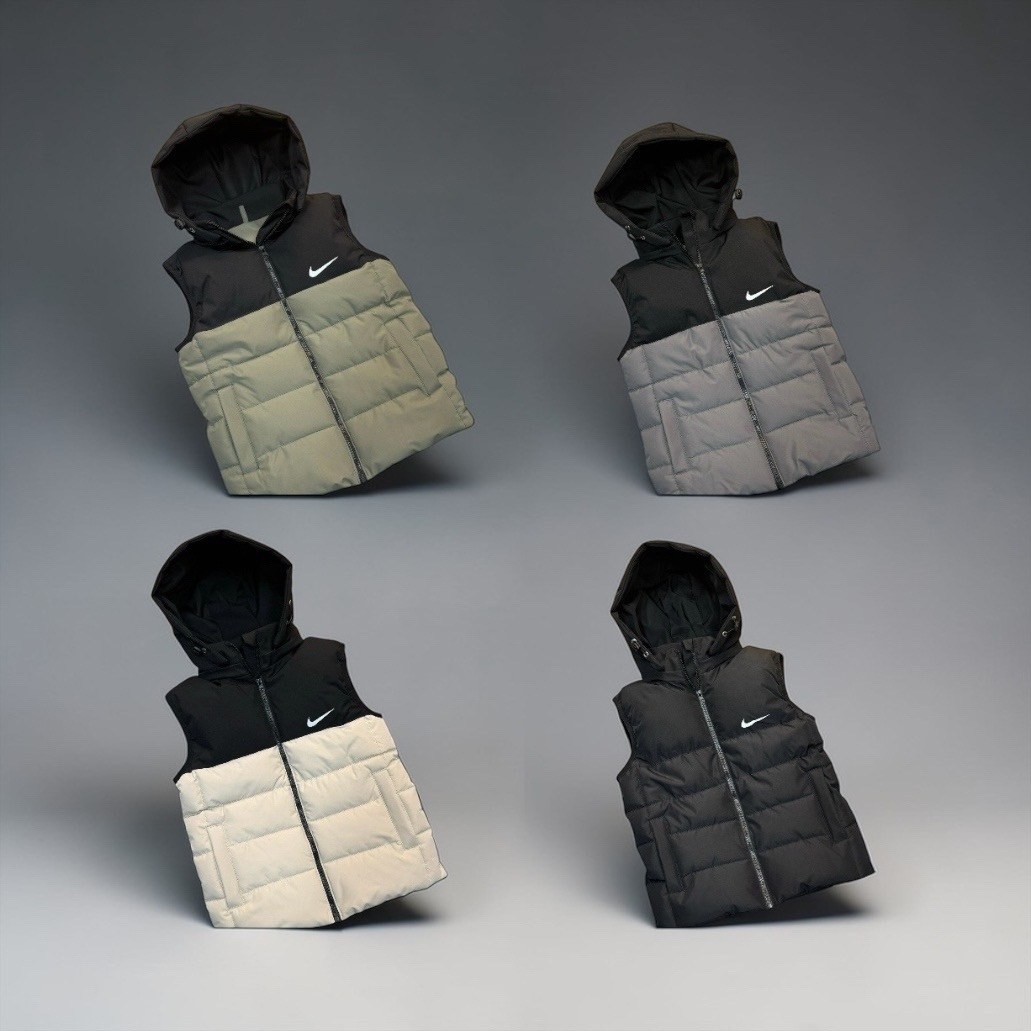 жилетка nike,жилет утепленная,жилет,жилет с капюшоном,жилетка