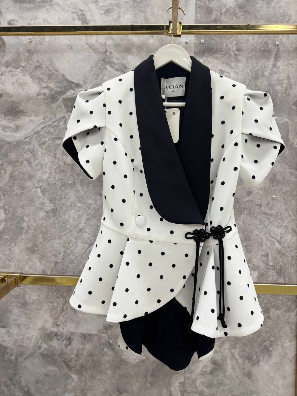 блузка элегантная,блузка женская,блузка в горох,блузка,платья в горошек