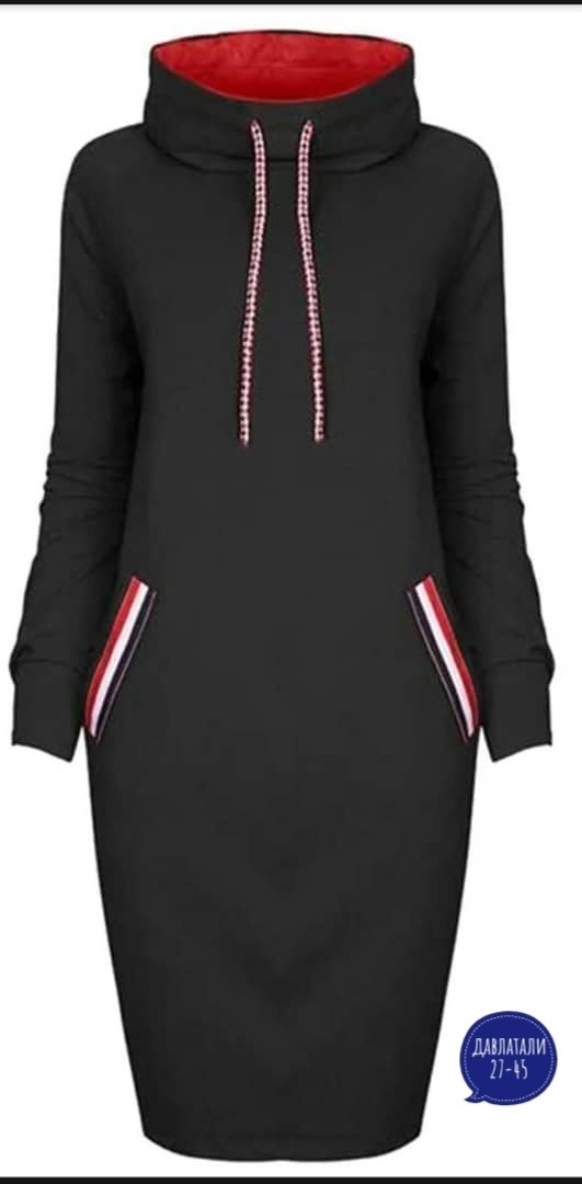 платья с капюшоном,платье с высоким воротником,платье толстовка,платье толстовка с длинным рукавом,тёплое платье с длинными рукавами