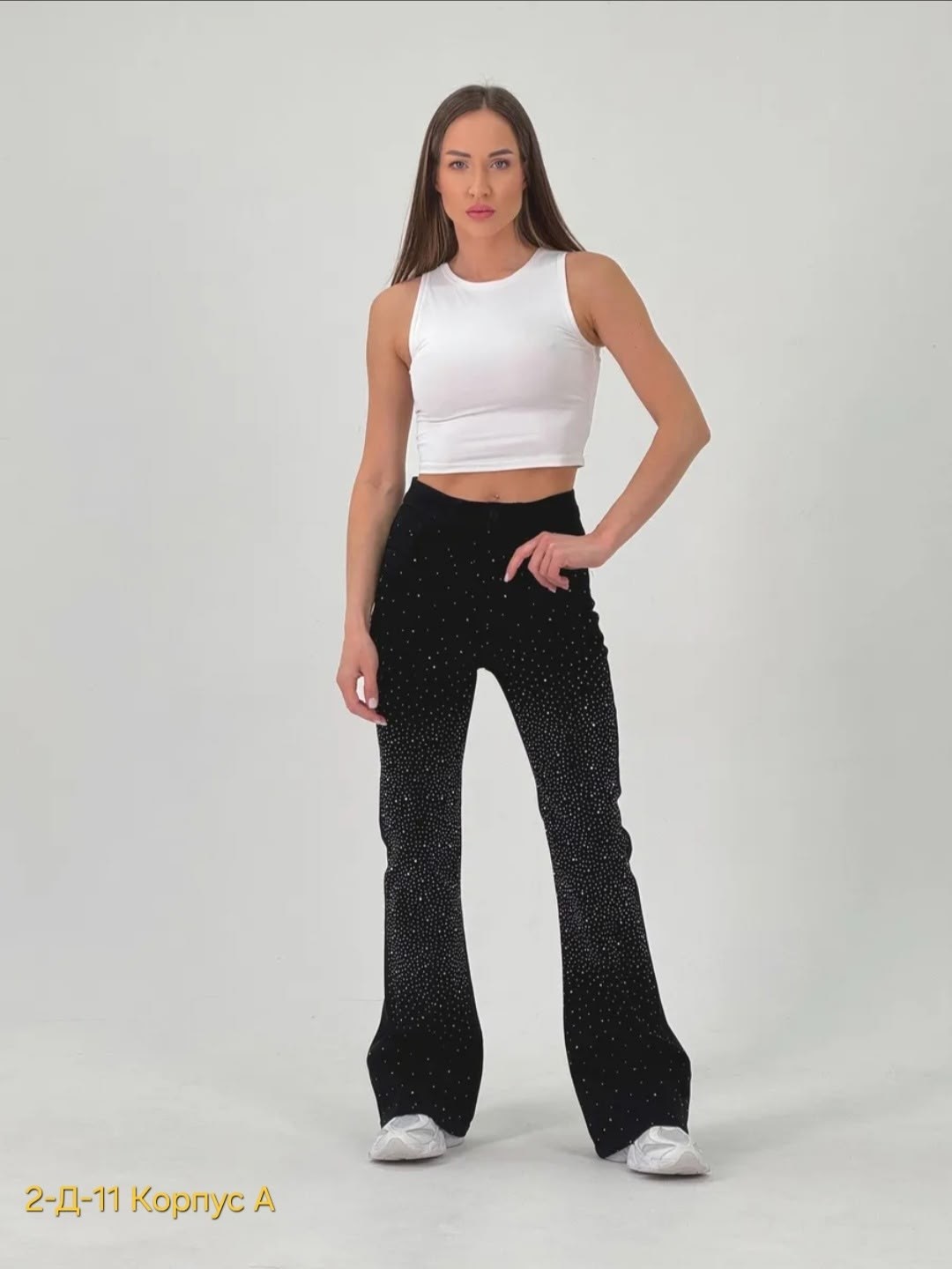 джинсы прямые со стразами черные le o 222675248,джинсы со стразами,джинсы со стразами широкие палаццо стрейч fashion vogue,джинсы клеш со стразами h&a collection,женские джинсы со стразами