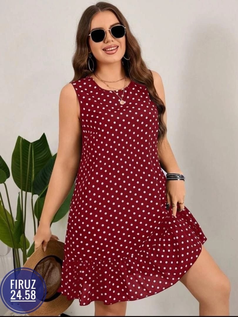 женское летнее платье больших размеров с,платье летнее женское,платье женское в горошек,летнее платье в горошек,платье женской