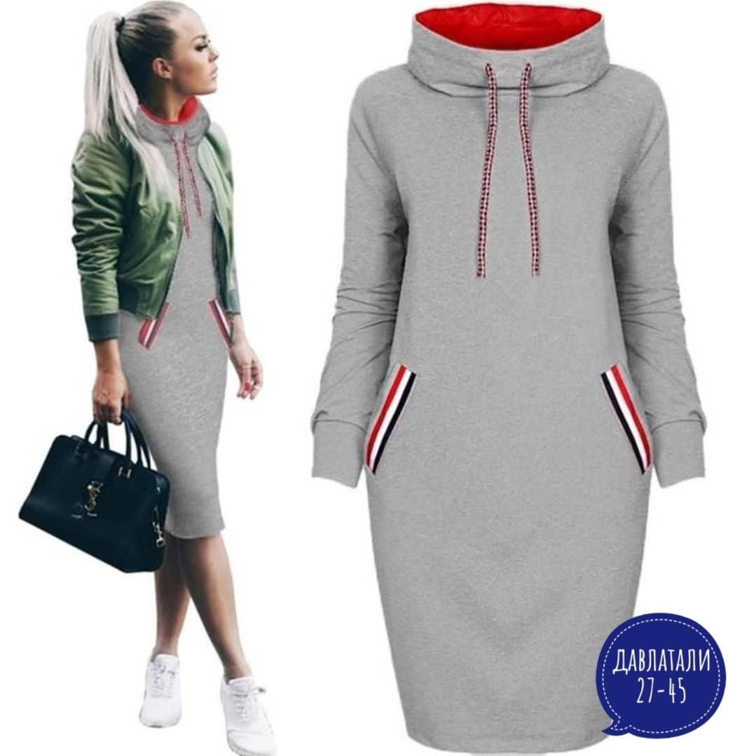 платья с капюшоном,платье с высоким воротником,платье толстовка,платье толстовка с длинным рукавом,тёплое платье с длинными рукавами