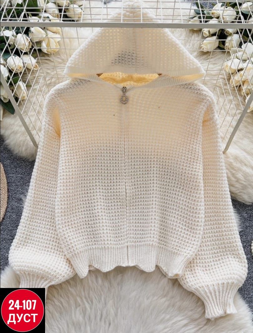 свитер кофта вязаная,свитера с капюшоном,вязаная кофта,модные свитера,кофта женская