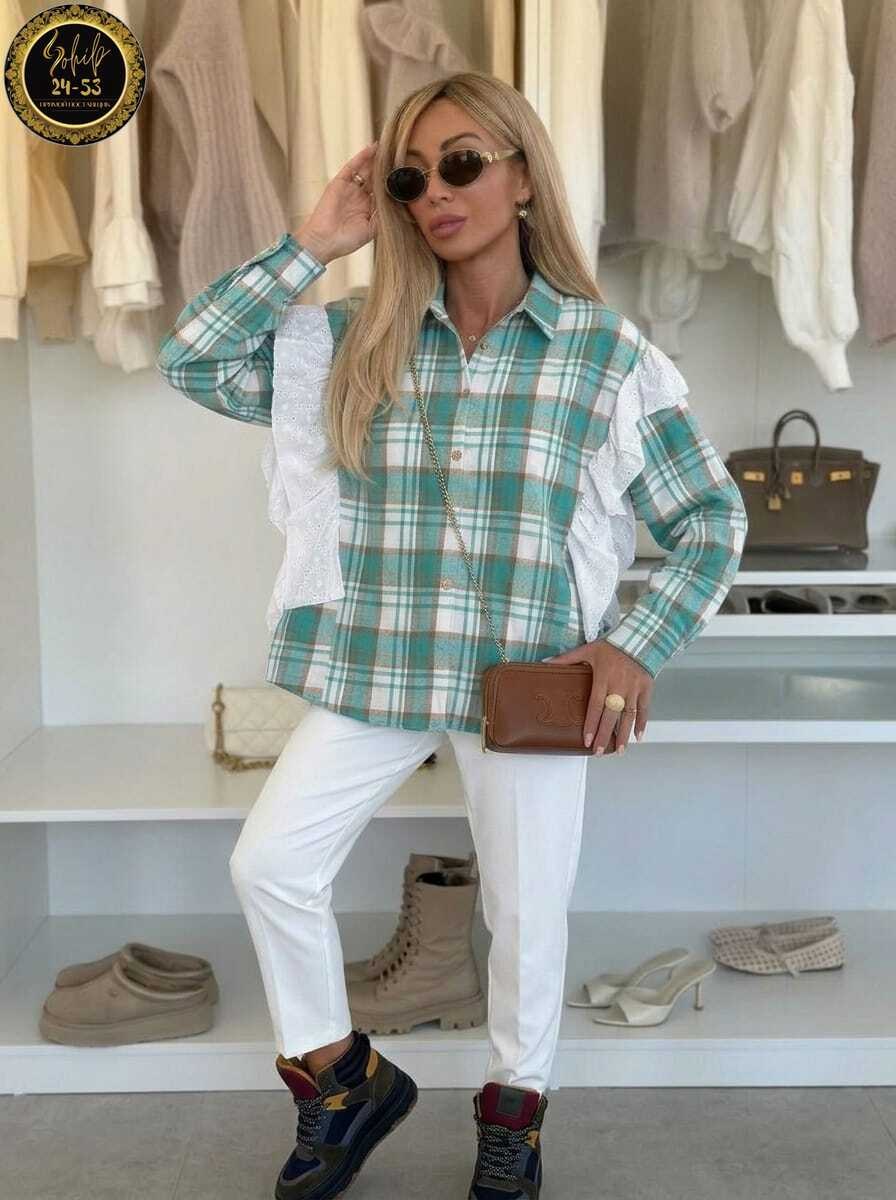 рубашка в клетку женская,женская рубашка,рубашка стильная,рубашка женская в клетку оверсайз,рубашка
