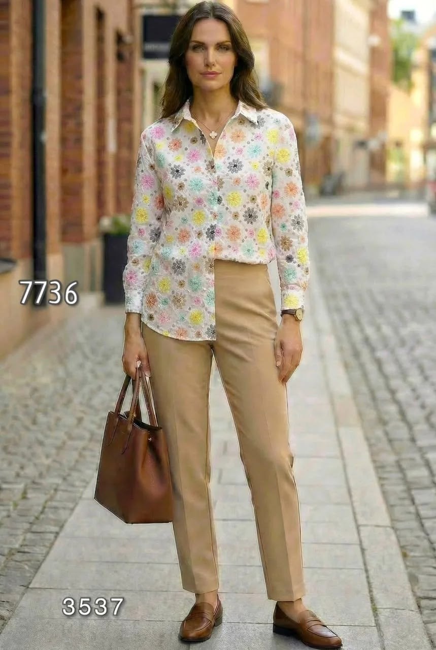 женские брюки,брюки для женщин,летние брюки,блузка и брюки,