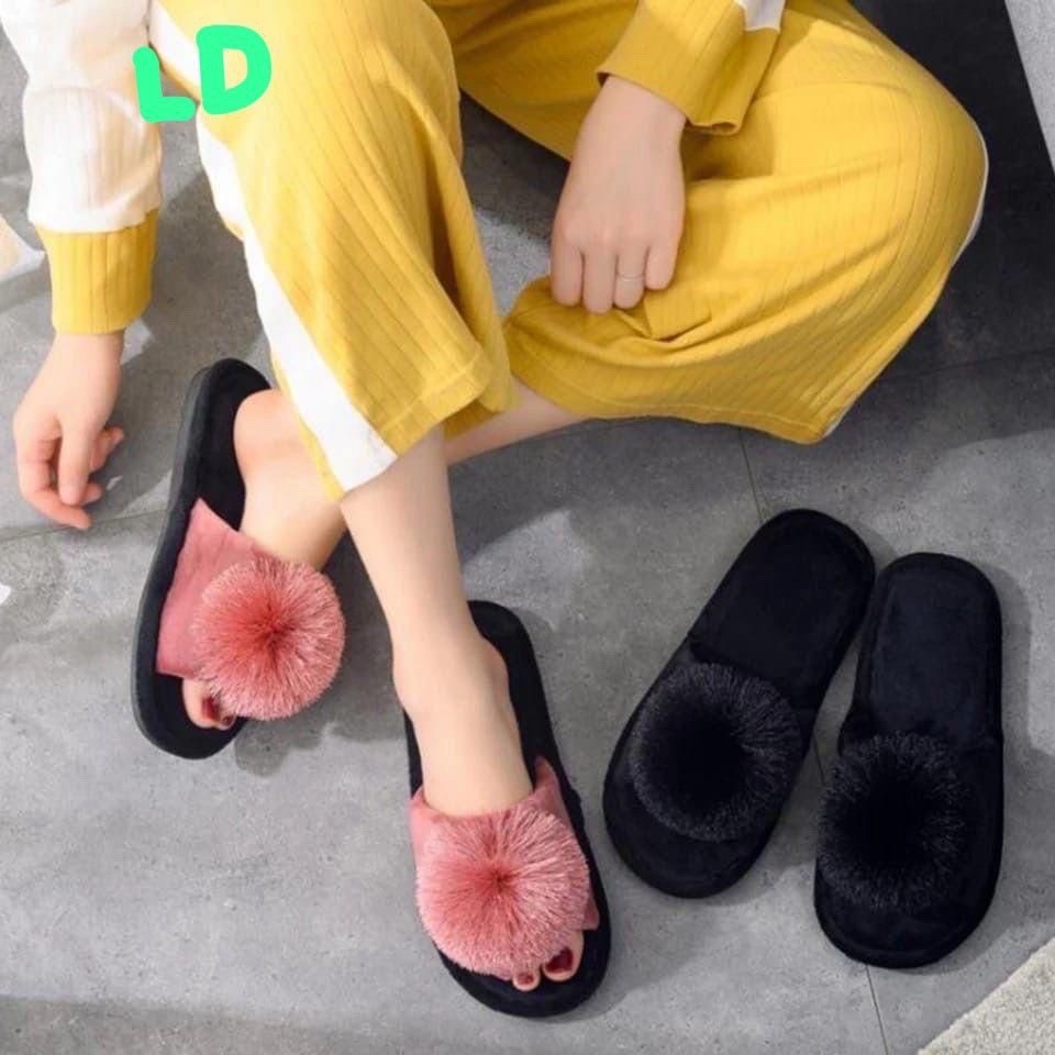 женские домашние тапочки,тапочки женские,тапочки с помпоном на танкетке,тапочки домашние,тапки мягкие домашние