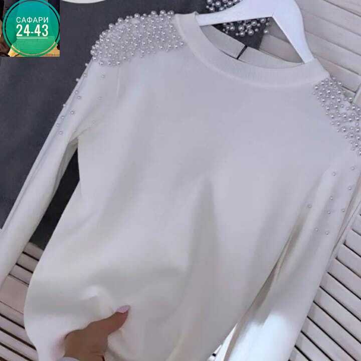 кофта с бусинками,кофта женская,кофта модная,джемпер бусы,кофта