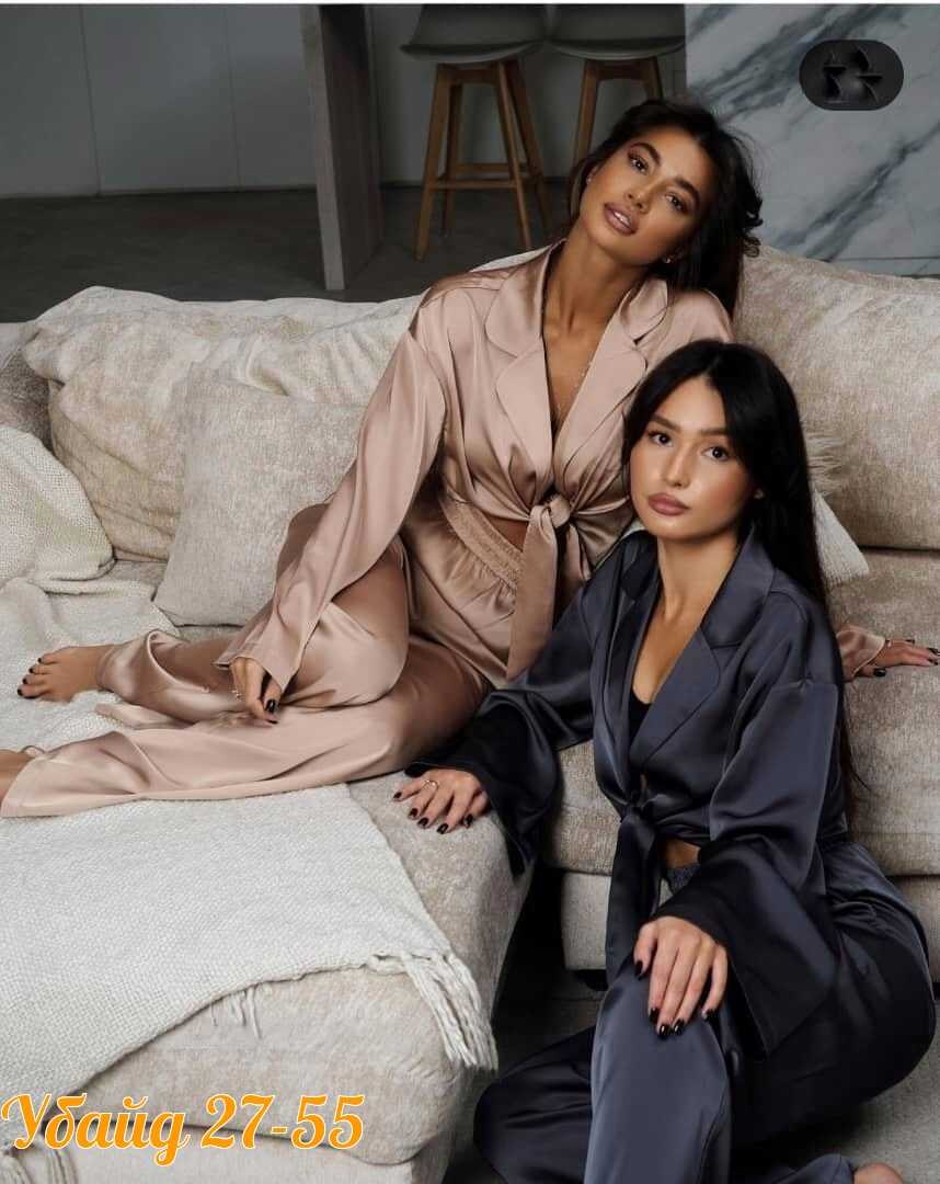 шелковый домашний костюм в пижамном стиле,шелковый костюм в пижамном стиле,атласный костюм,шелковая пижама,костюм в пижамном стиле