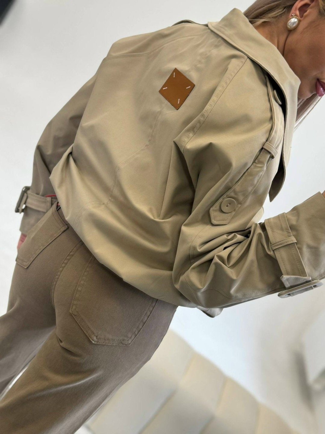 тренч,тренч короткий,бежевый тренч,куртка тренч,тренч короткий женский