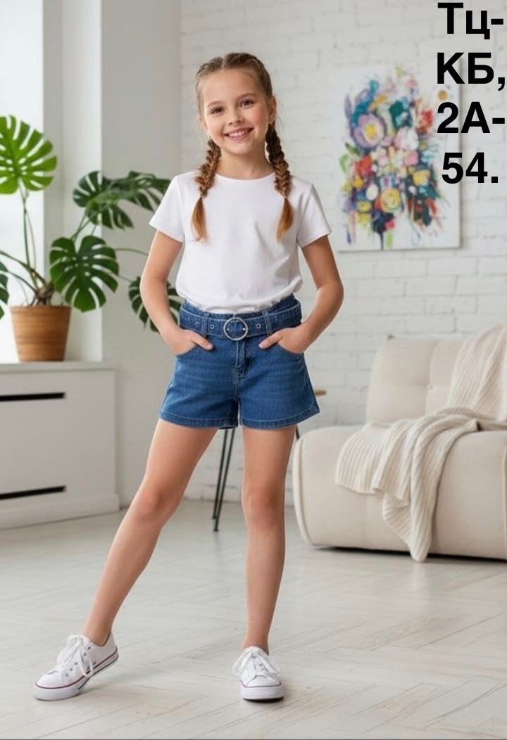 галстук-бант школьный "джейн" zosena accessories,шорты джинсовые для девочки,шорты для девочек,одежда для девочек,блузка детская