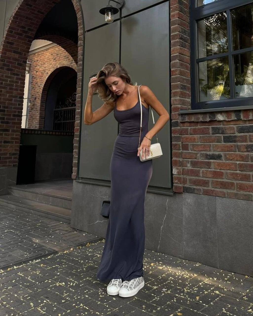 серое облегающее платье,облегающее платье,длинное облегающее платье,женское облегающее платье,сексуальное облегающее платье