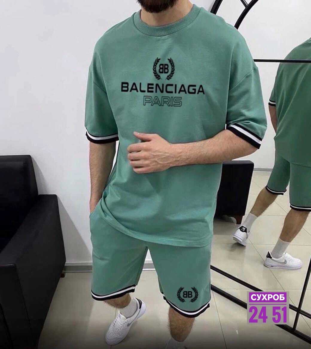 костюм спортивный мужской,спортивный костюм balenciaga мужской,костюм спортивный,спортивный костюм баленсиага мужской,летний спортивный костюм мужской