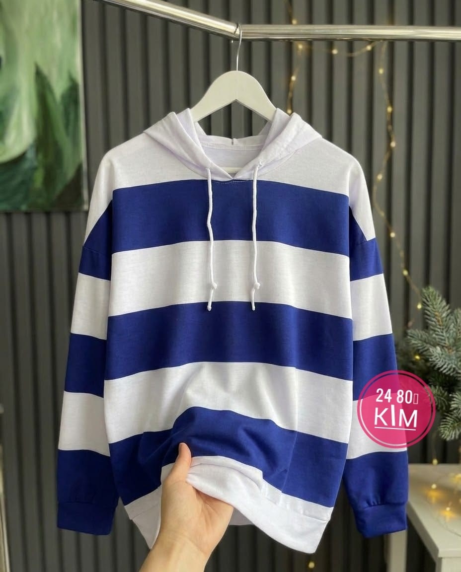 толстовка с капюшоном женская,женская толстовка,толстовка повседневная,женская свободная толстовка,толстовка в полоску