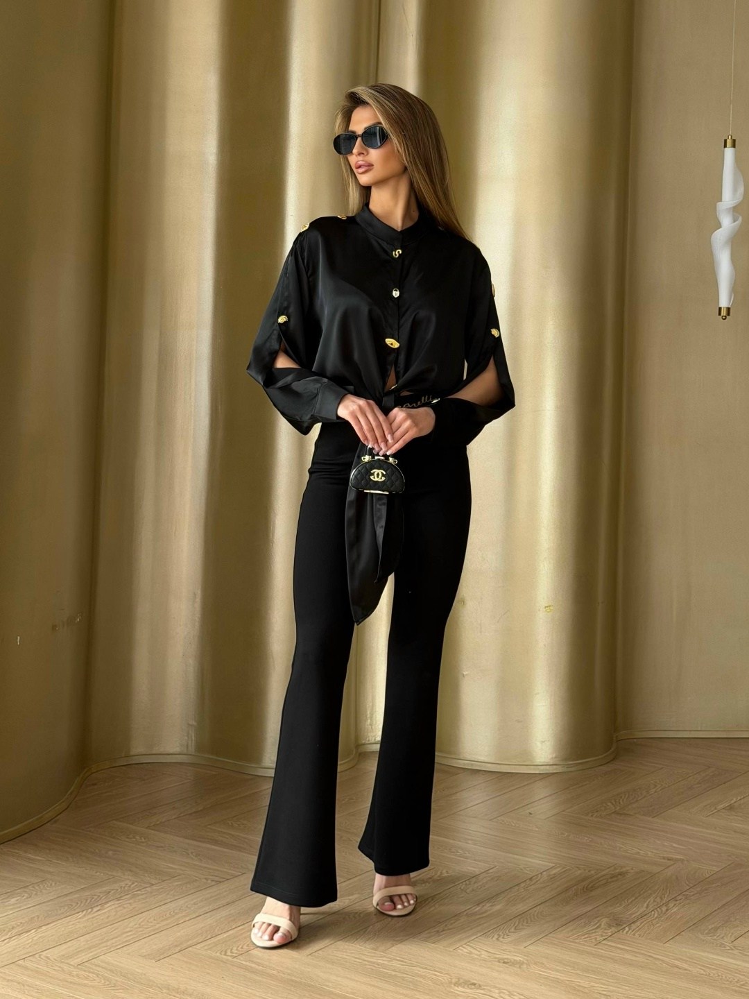 брючный костюм черный,брючный комплект,брючные костюмы женские,атласный брючный костюм,шелковый костюм