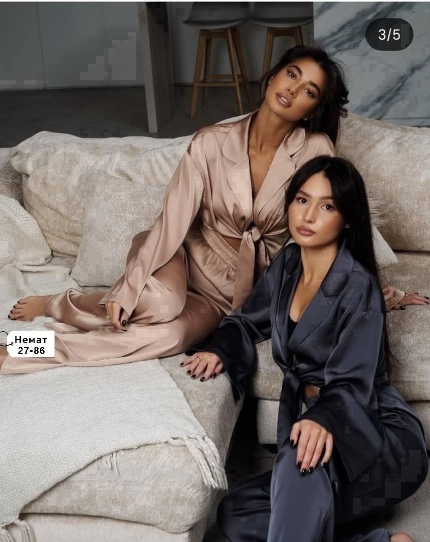 костюм женский в пижамном стиле,костюм в пижамном стиле,шелковый костюм в пижамном стиле,женские шелковые пижамы,пижама со штанами шелковая