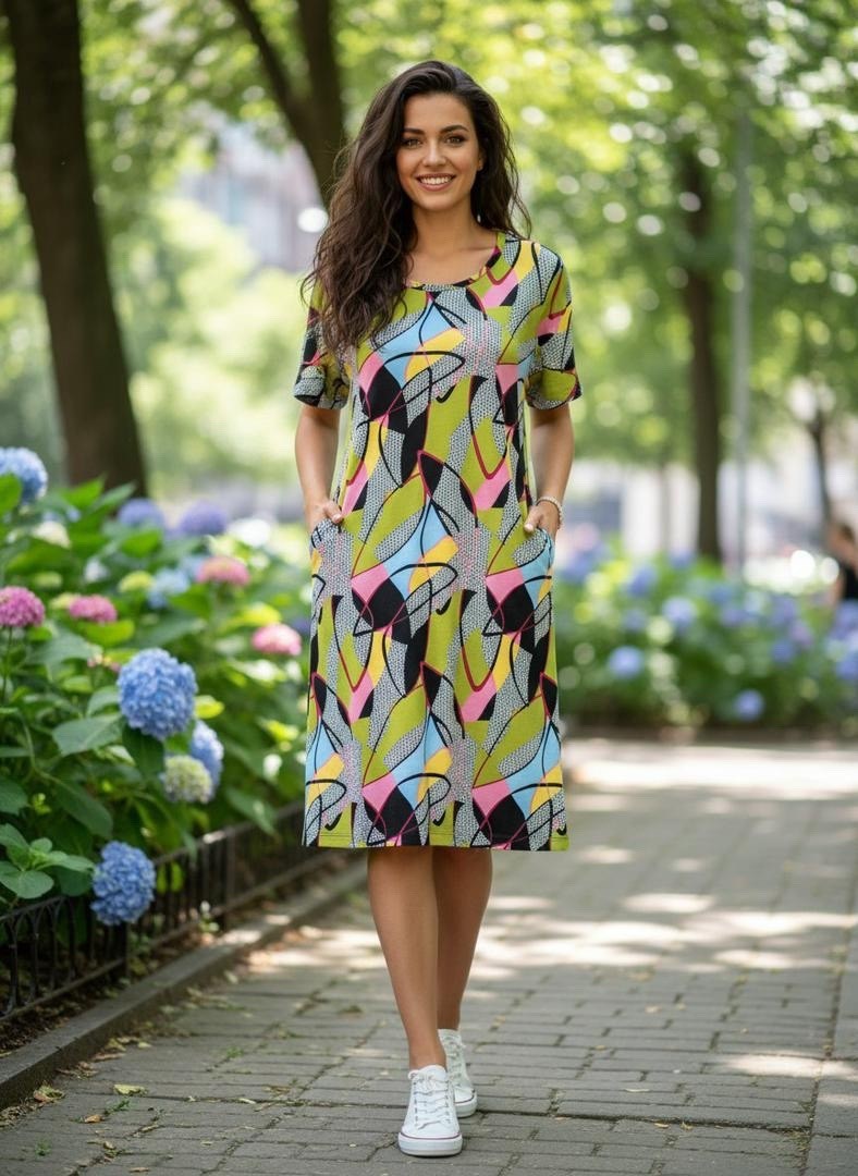 летнее женское платье,платье женской,летнее платье из вискозы,платье разноцветное,летние платье