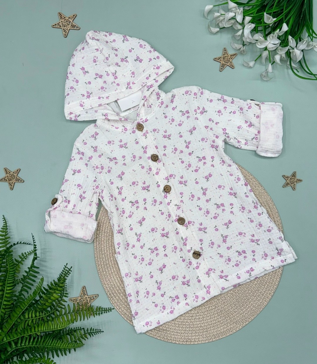 муслиновая рубашка с капюшоном,муслиновая рубашка детская с капюшоном,рубашка с капюшоном из муслина детская,рубашка с капюшоном из муслина,рубашка с капюшоном