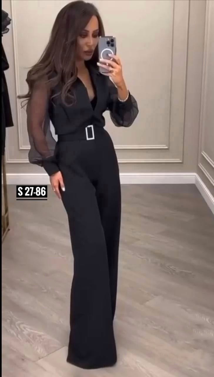 брючный комбинезон,комбинезон женский классический,комбинезон повседневный,модный комбинезон,нарядный комбинезон для женщин