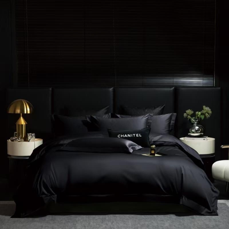 комплект постельного белья home collection,черная кровать,комплект постельного белья,комплект постельного белья сатин,постельного белья