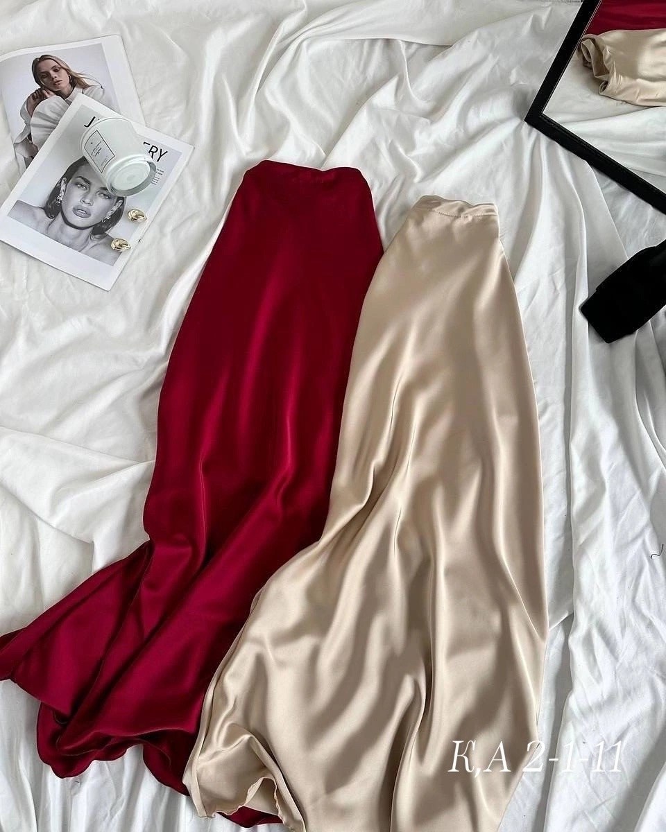 атласная юбка макси,длинная атласная юбка,юбка шелковая длинная,длинная юбка,женская юбка