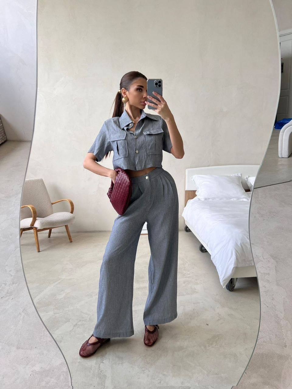 льняной костюм,брючные костюмы женские,широкие брюки,брючный костюм,костюм с брюками