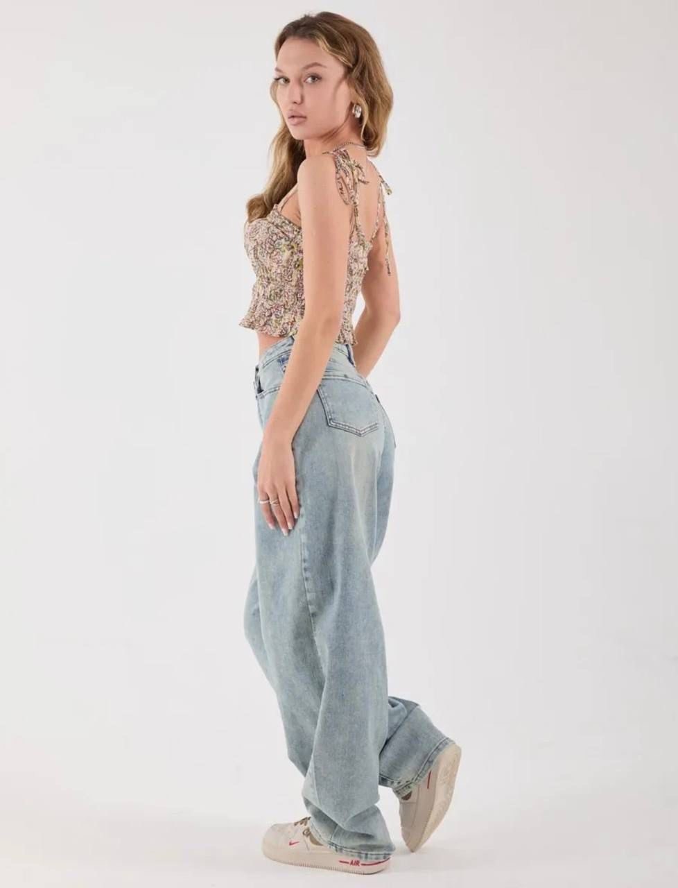 джинсы wide leg с двойным поясом,джинсы широкие,джинсы женские широкие,женские джинсы,голубые джинсы