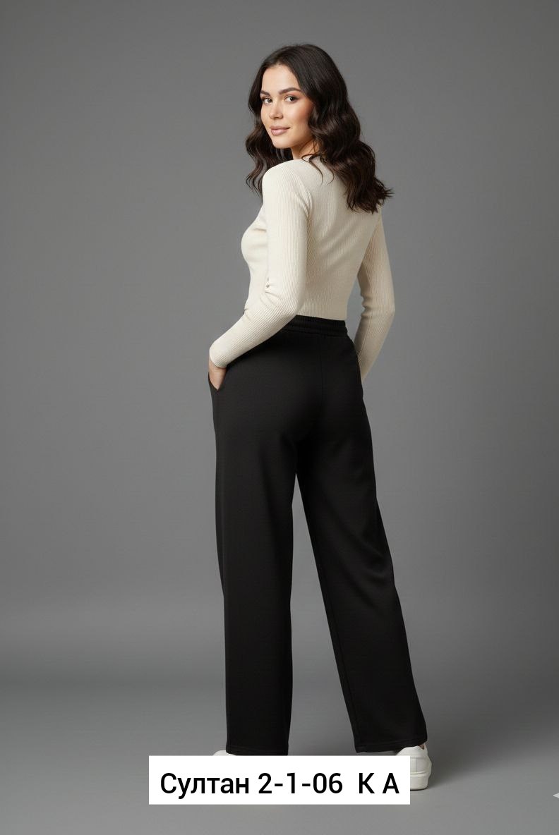 элегантные брюки,брюки трикотажные,брюки палаццо софия 37 темно-коричневый,брюки женские,широкие брюки