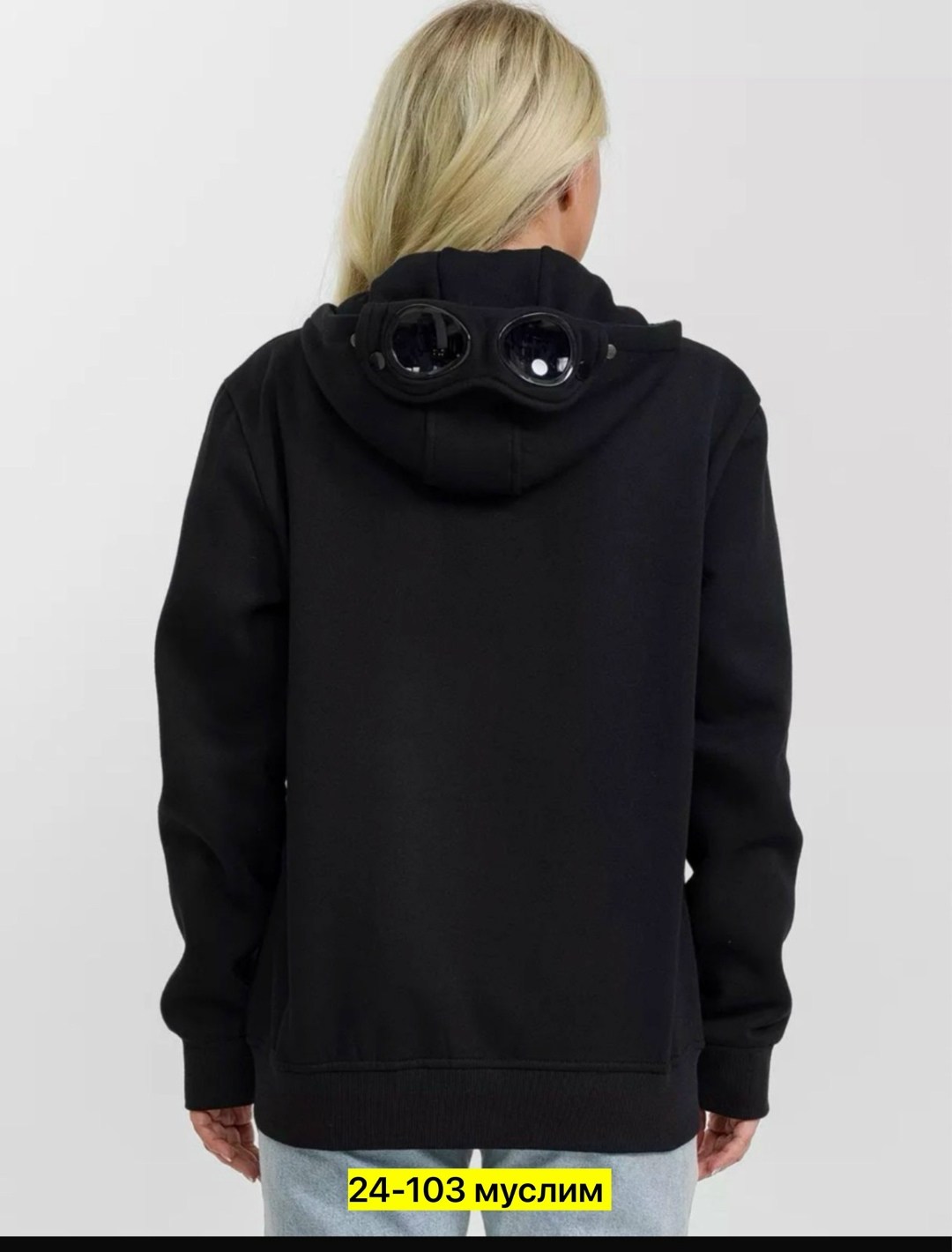 толстовка с фирменными линзами на капюшоне c.p. company,худи с линзами c.p. company,c.p. company мужская толстовка с фирменными линзами на капюшоне черныйцвет,сипи компани кофта с линзами