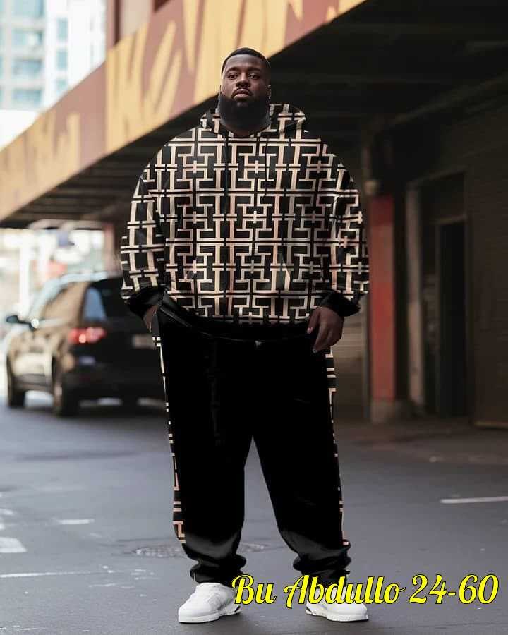 спортивные мужские костюмы,мужской костюм с капюшоном zooy,мода мужская,одежда больших размеров для мужчин