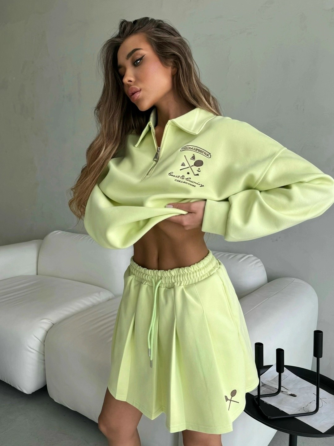 костюм свитшот,костюм с юбкой,костюм юбка свитшот,женские костюмы,спортивный костюм женский