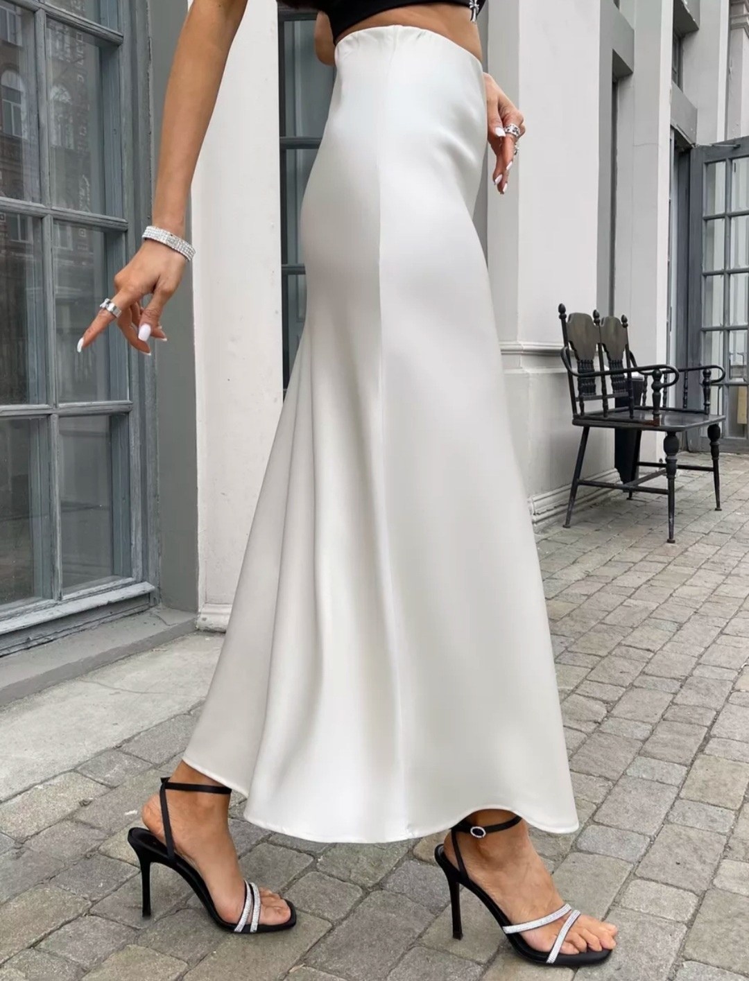 атласная юбка миди,атласная юбка,юбка атласная длинная alina assi цвет молочный,юбка атласная летняя длинная alina assi цвет молочный,юбка длинная