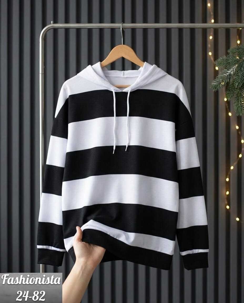 толстовка с капюшоном женская,женская толстовка,толстовка повседневная,женская свободная толстовка,толстовка в полоску