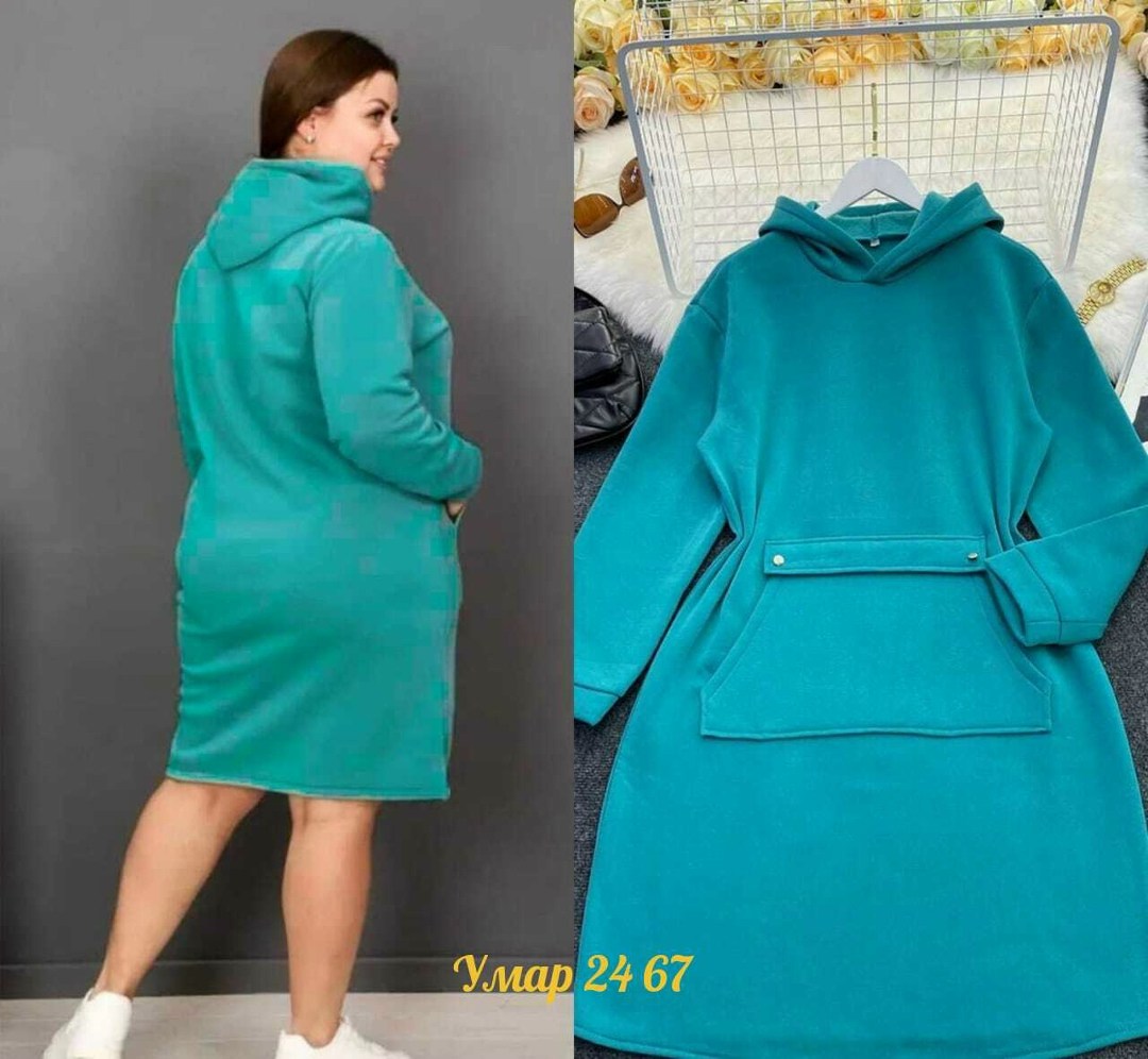 спортивное платье с капюшоном,платье на флисе,платье из флиса,платье с капюшоном,платье женское теплое