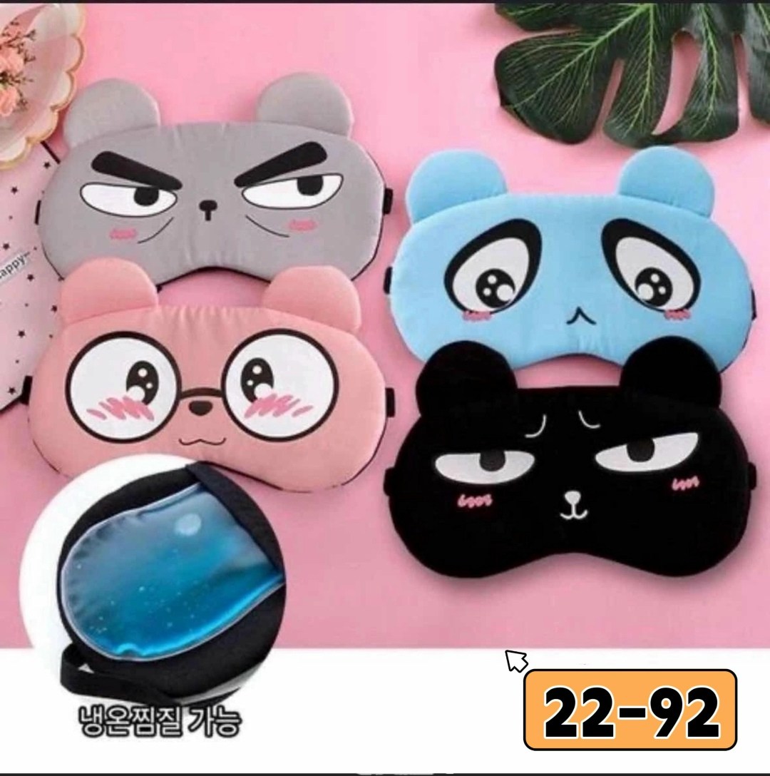 детская маска для сна,маска для сна,гелевая маска для сна "котик",маски для сна детские,мягкая маска для сна