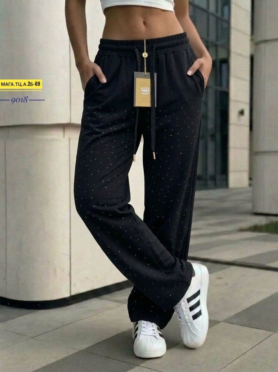 брюки со стразами,женские штаны из люрекса,женские брюки,брюки спортивные,штаны со стразами