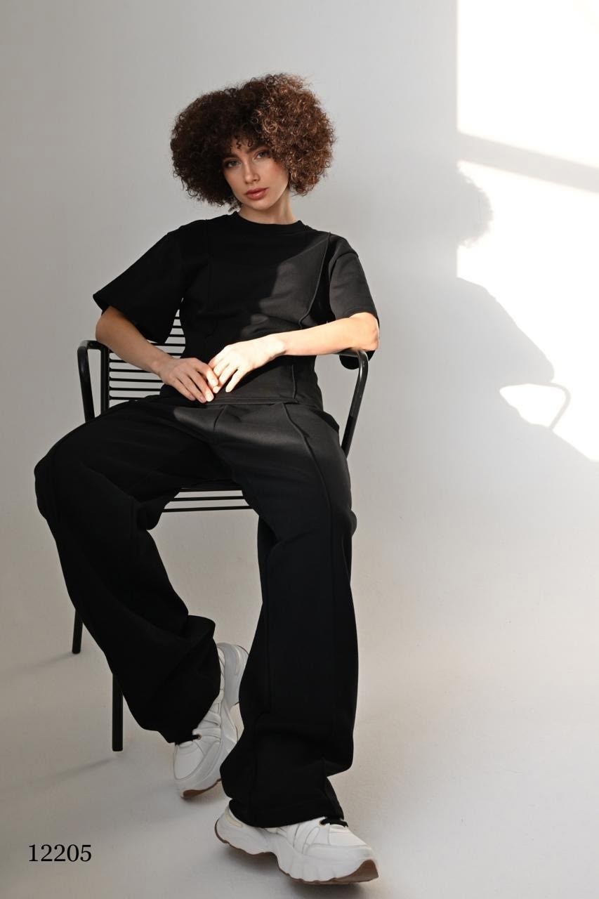 костюм с брюками,костюм брючный с футболкой,костюм женский,костюм женский белый,костюм с брюками палаццо