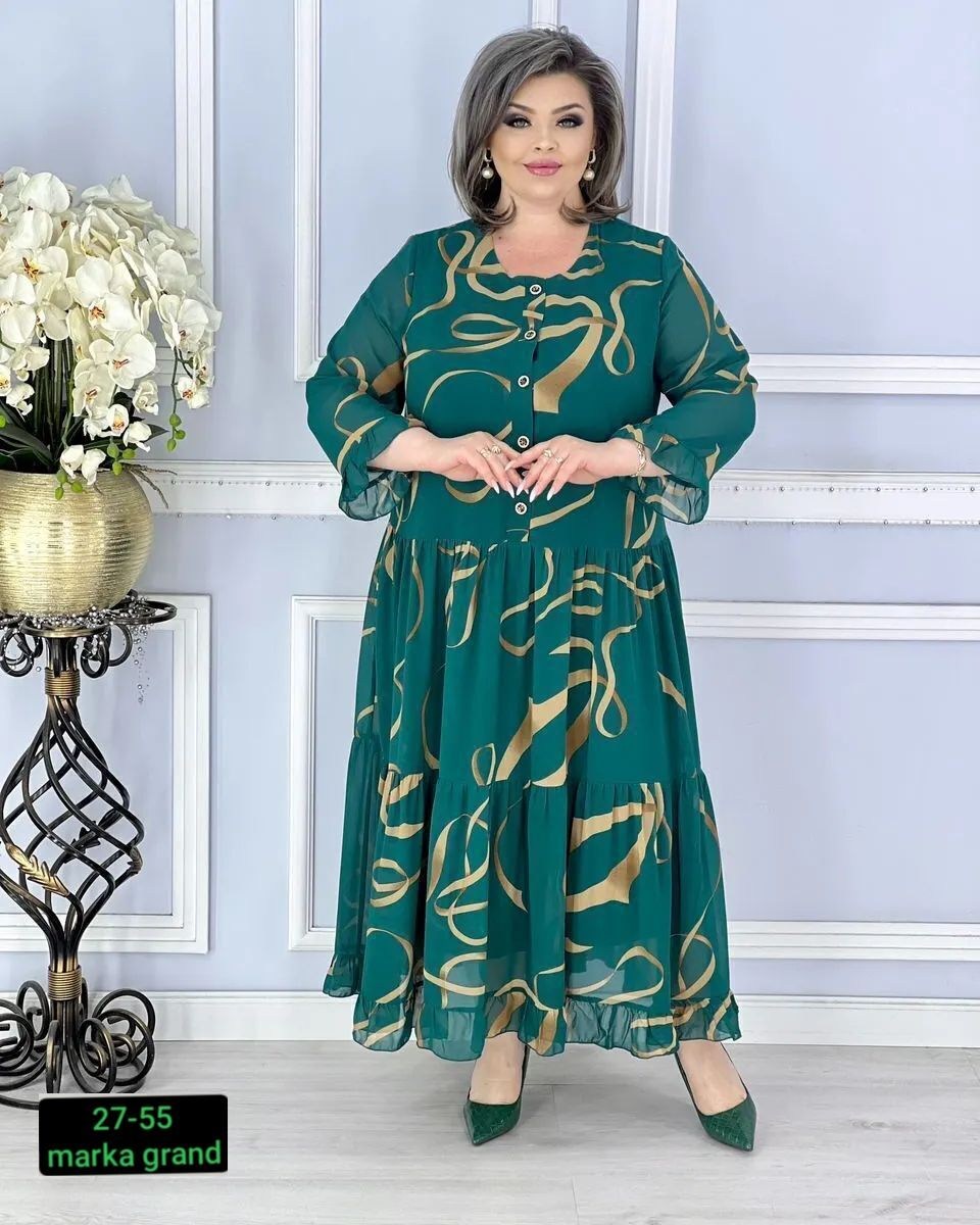платье женское шифон,платье повседневное больших размеров a.andre,женское платье больших размеров,шифоновое платье женское больших размеров,женское платье ткань шифон