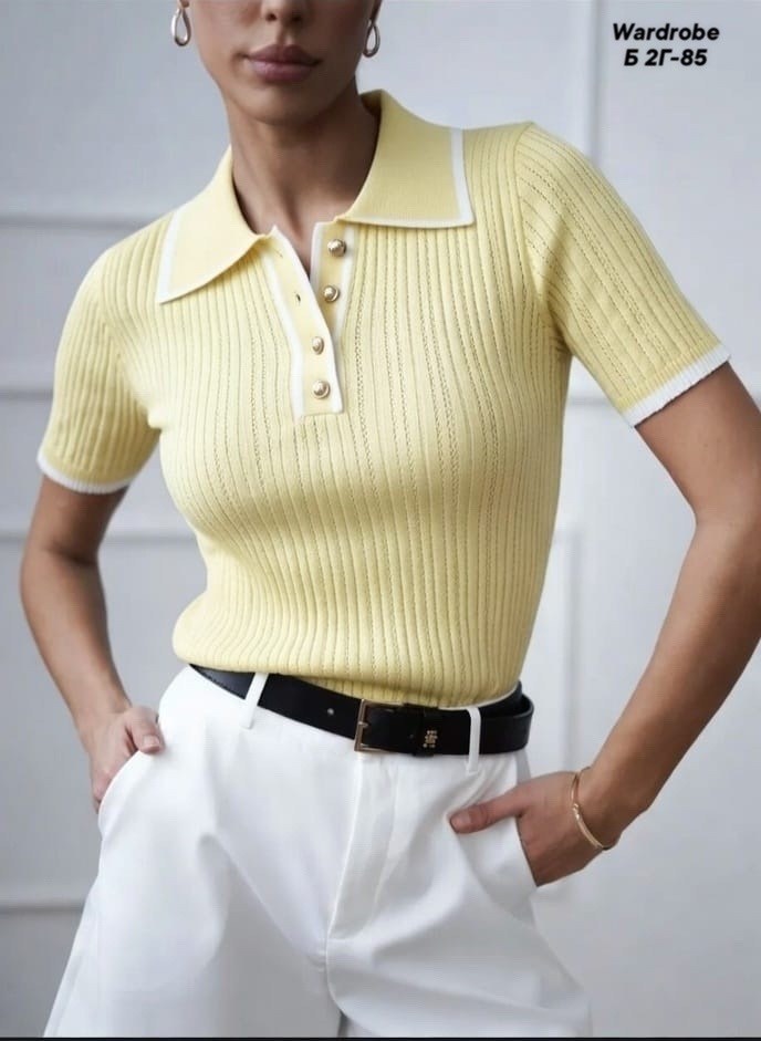 женская кофта,,женская трикотажная футболка-поло,стильная одежда