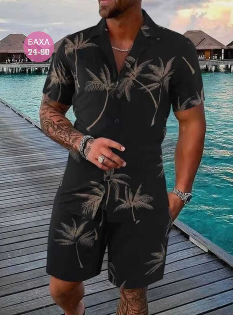 костюм летний мужской,костюм поло,одежда мужская,пляжный костюм,костюм мужской с