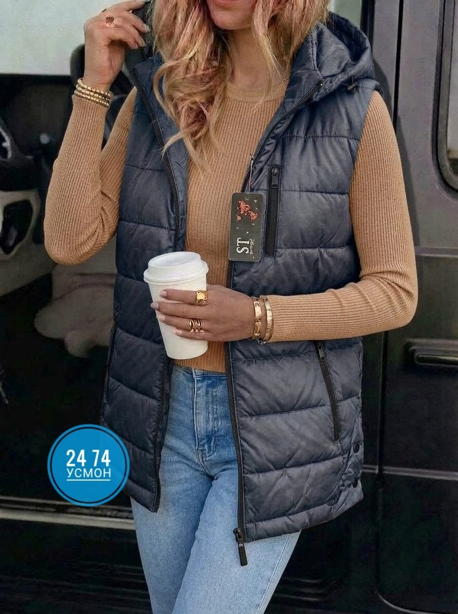 жилетка женская,жилет женский,жилетка,жилет,жилет удлиненный