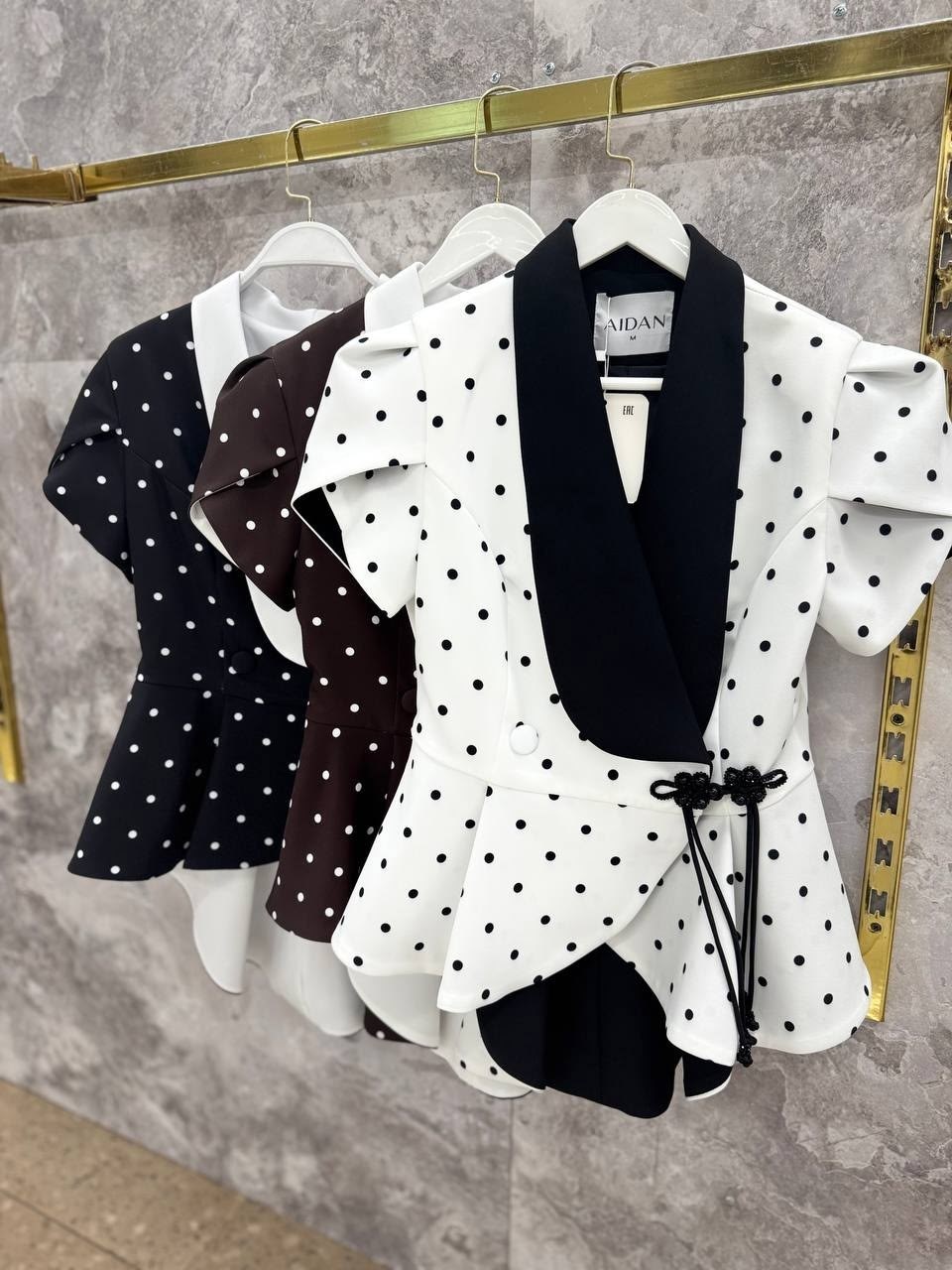 блузка элегантная,блузка женская,блузка в горох,блузка,платья в горошек