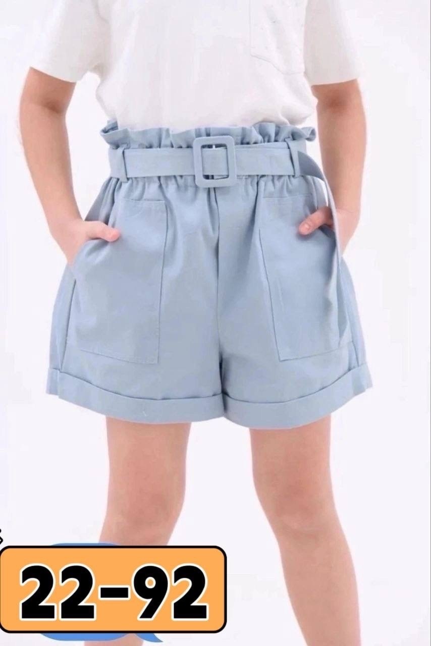 шорты для девочек,шорты для девочки трикотажные,детские шорты,детские шорты для девочек,шорты для девочки (размер 152)